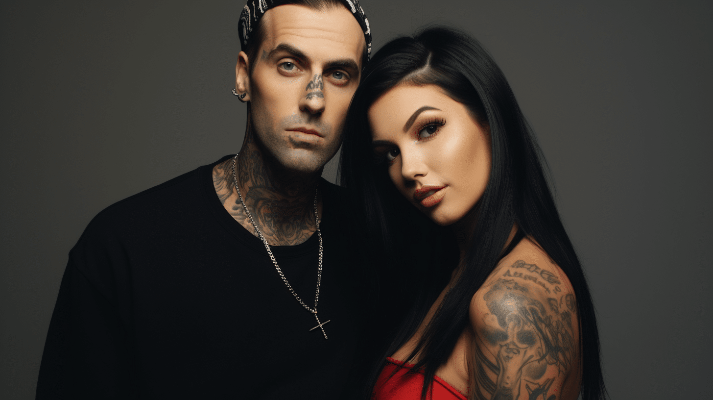 kourtney kourtney with travis barker