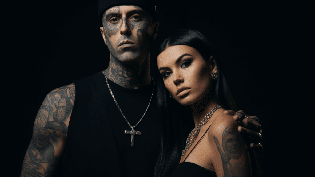 kourtney and travis barker