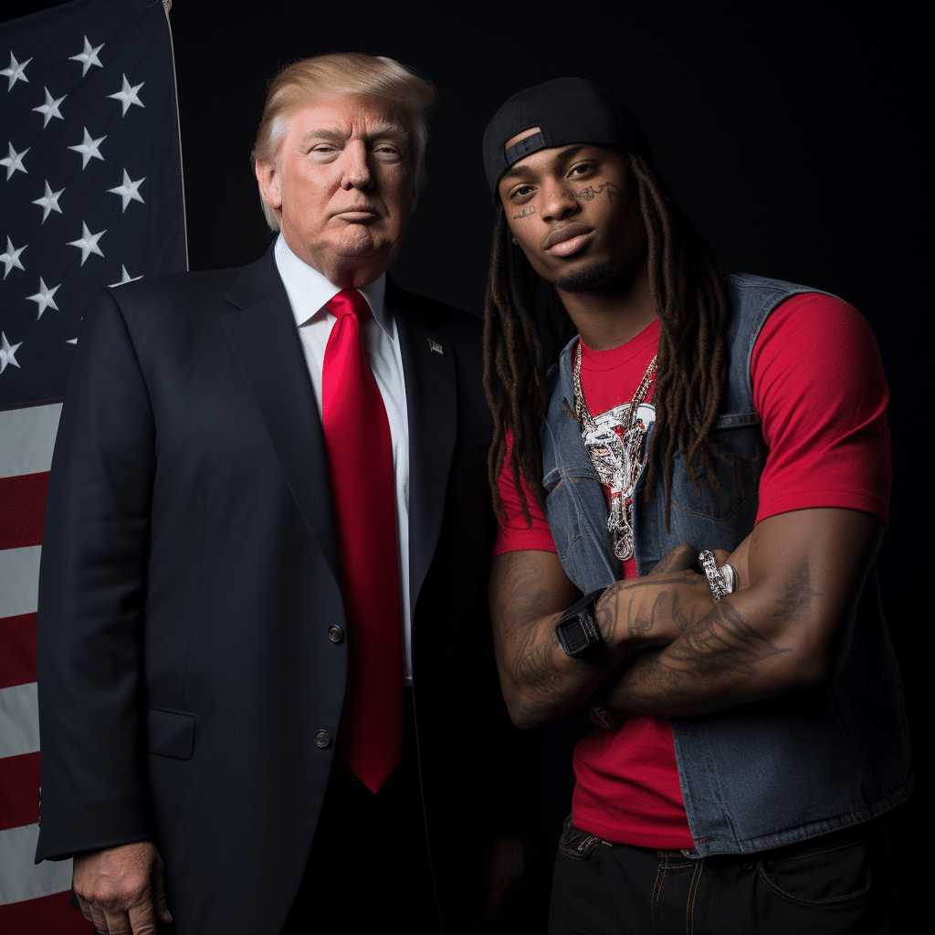 waka flocka viral request for donald trump