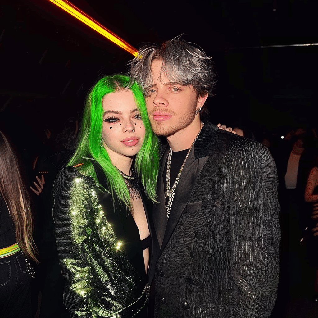 Billie Eilish and her brother Finneas at Grammy night 1