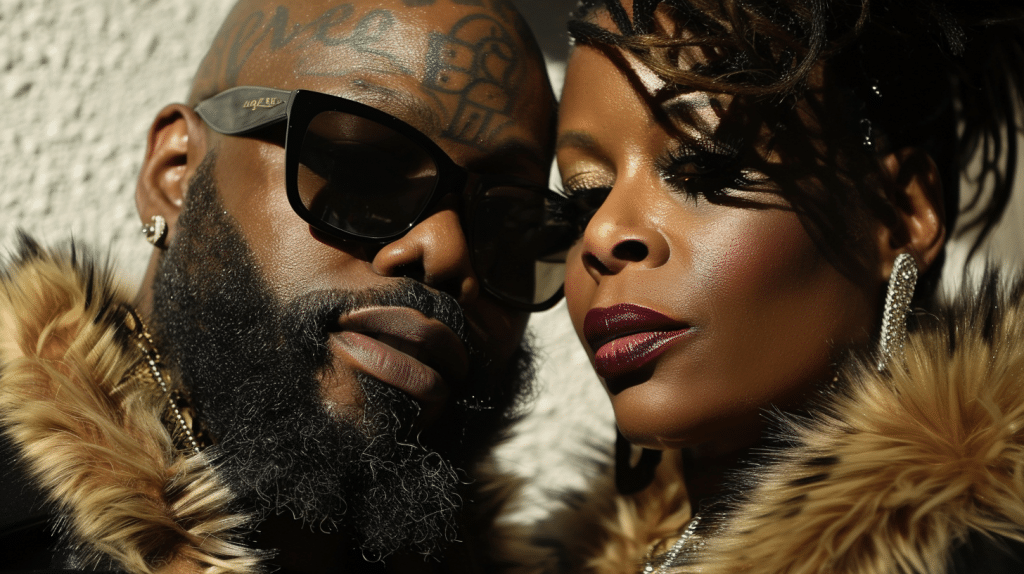 Cristina Mackey and Rick Ross