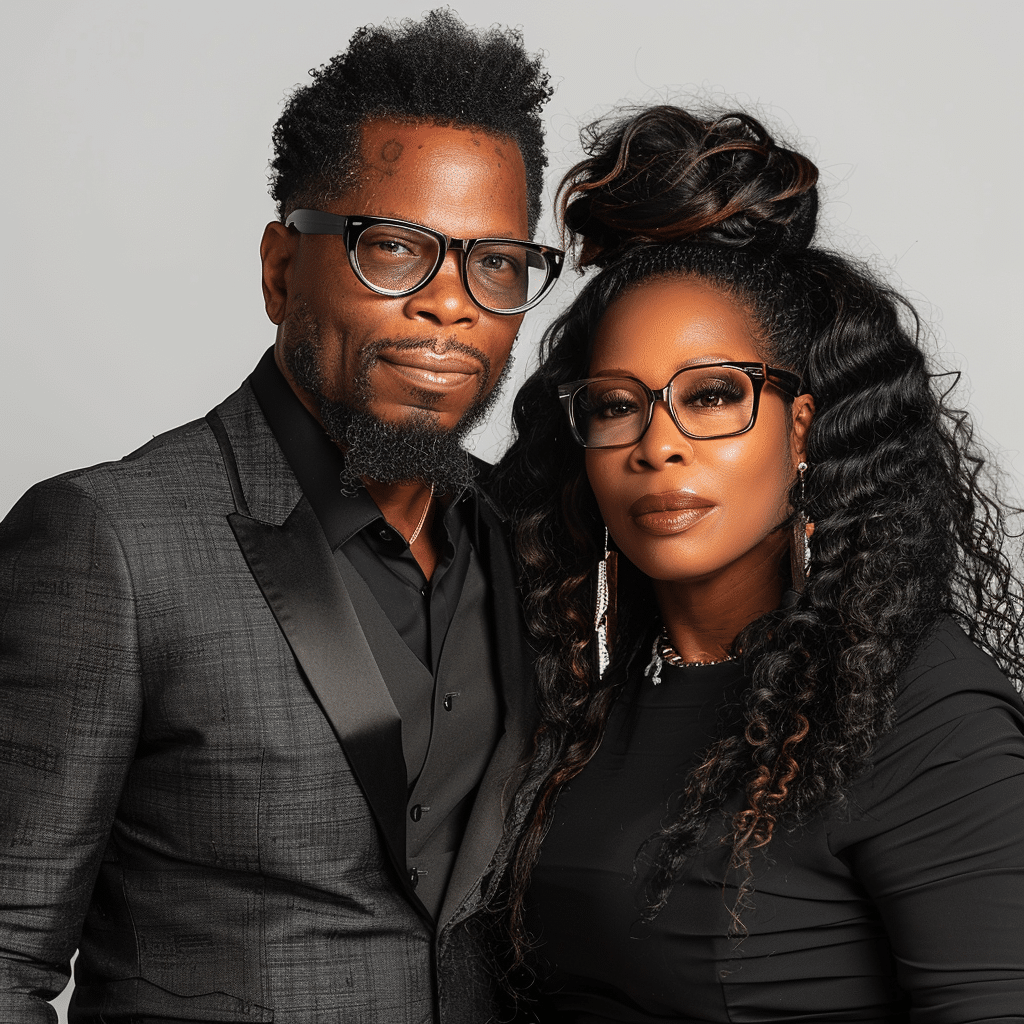 D.L. Hughley and MoNique